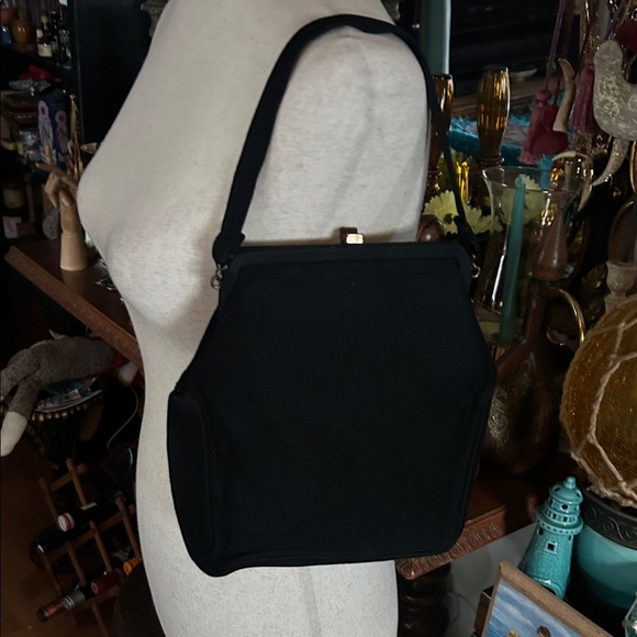 Vintage 1950s VELDORE HOUSTON Hand Beaded Shoulder Bag - Picture 2 of 14